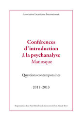 Conférences d'introduction à la psychanalyse de Manosque 