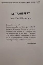 Le transfert