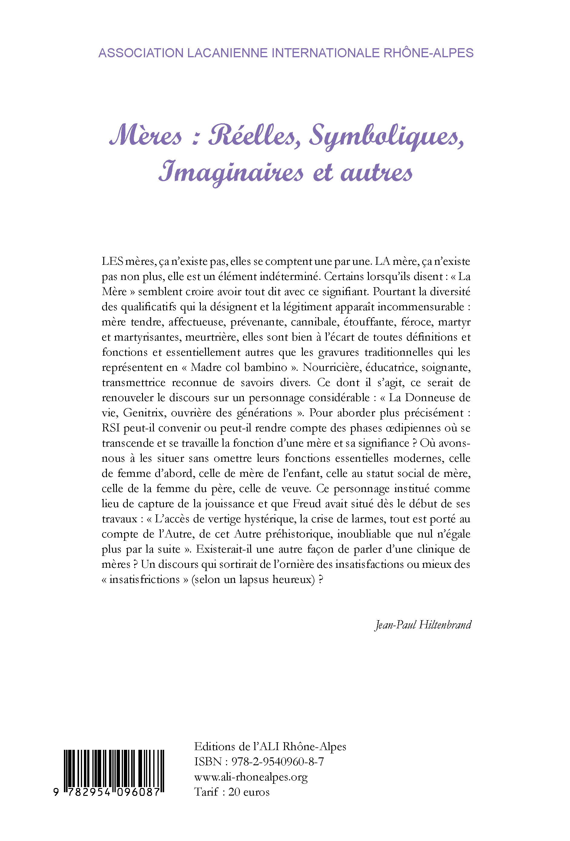 versotome1 Mères Réelles Symboliques Imaginaires autres 1
